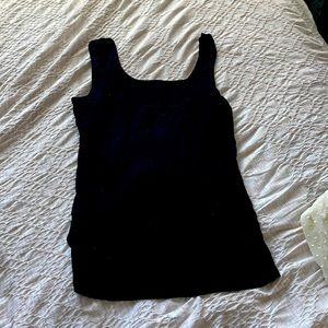 Black tank top
